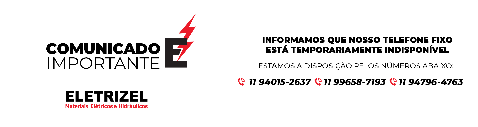Comunicado telefone